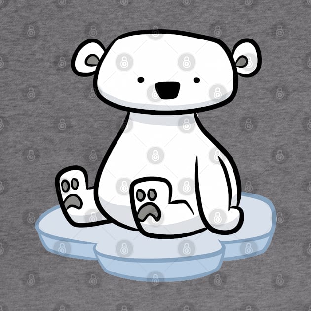 Polar Bear Kawaii by binarygod